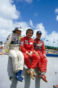 Nelson Piquet, Alain Prost a Nigel Mansell, 1986