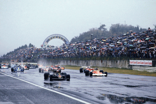 Start GP Japonsko 1976