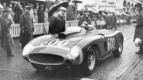 Juan Manuel Fangio, Ferrari 290, Mille Miglia 1956