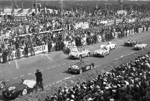 Start 1955 Le Mans