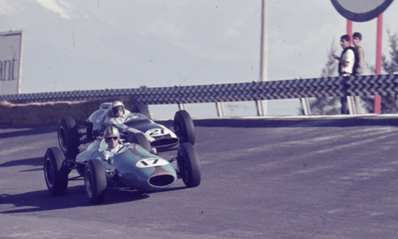 Jack Brabham a Bruce McLaren, Mexico 1962