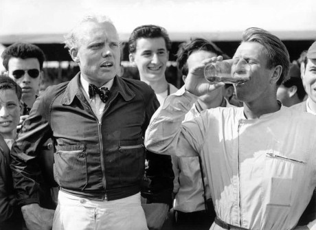 Mike Hawthorn a Peter Collins, Silverstone 1958