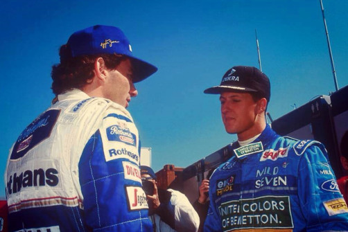 Ayrton Senna a Michael Schumacher, 1994