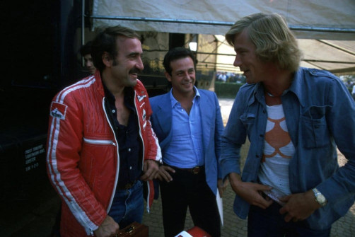 Clay Regazzoni, James Hunt, 1977
