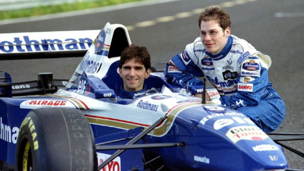 Damon Hill a Jacques Villeneuve