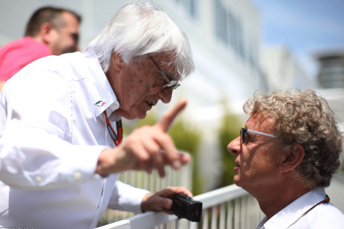 Bernie Ecclestone a Hermann Tilke, 2016