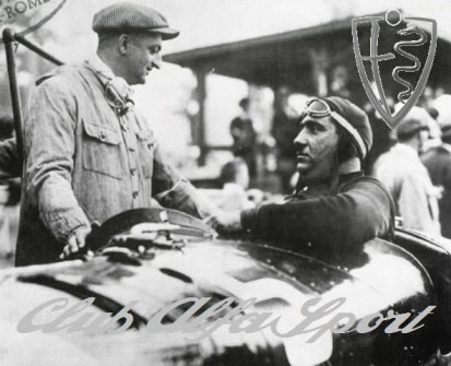 Enzo Ferrari a Giuseppe Campari