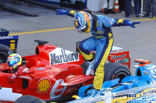 Fernando Alonso, Renault, Japan, 2006