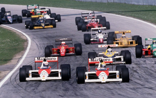 San Marino 1989, Prost a Senna