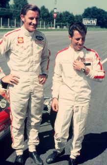 Graham Hill a Mario Andretti