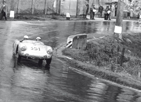 Hans Hermann, Mille Miglia, Spyder 550