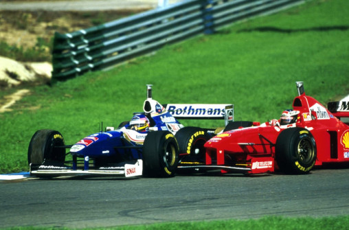 Jacques Villeneuve a Michael Schumacher, 1997