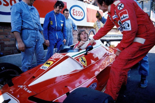 James Hunt a Niki Lauda, 1976