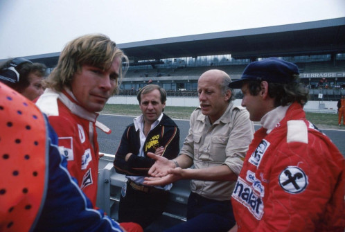 James Hunt a Niki Lauda