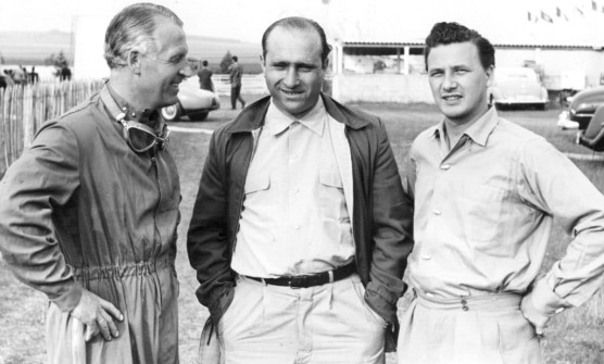 Juan Manuel Fangio, Hans Hermann a Karl Kling