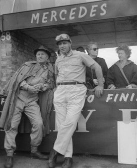 Karl Kling a Juan Manuel Fangio