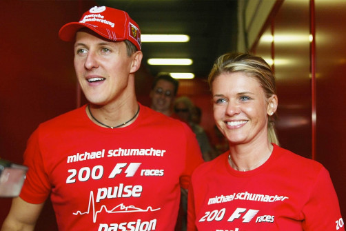 Michael a Corrina Schumacher