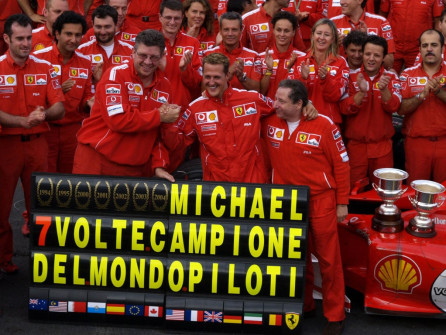 Michael Schumacher, Ross Brawn, Jean Todt