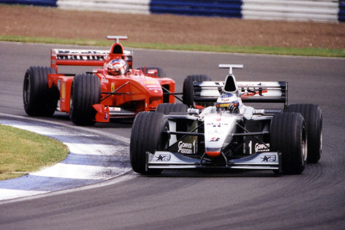 Mika Hakkinen a Michael Schumacher