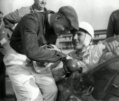 Mike Hawthorn a Stirling Moss