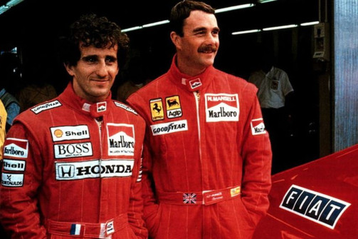 Nigel Mansell a Alain Prost, Ferrari 1990