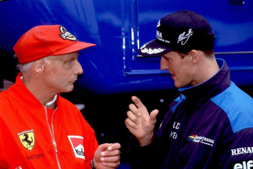 Niki Lauda a Michael Schumacher