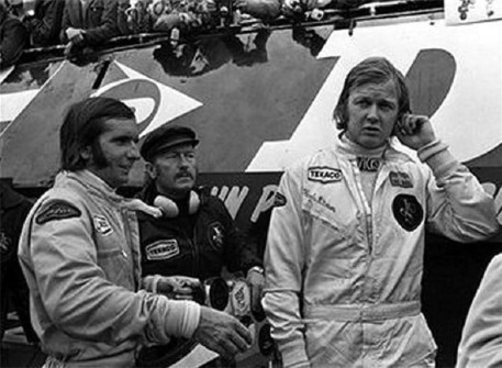 Emerson Fittipaldi, Colin Chapman a Ronnie Peterson