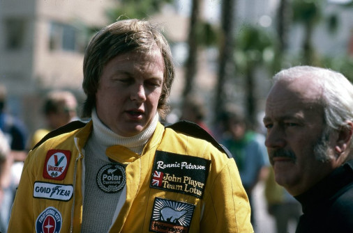 Ronnie Peterson a Colin Chapman