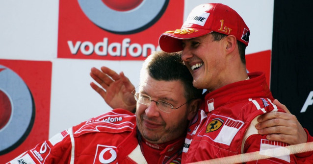 Ross Brawn a Michael Schumacher