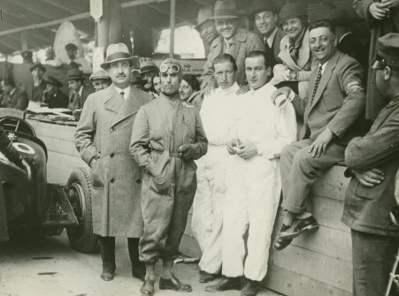 Tazio Nuvolari, Antonio Brivio, Enzo Ferrari