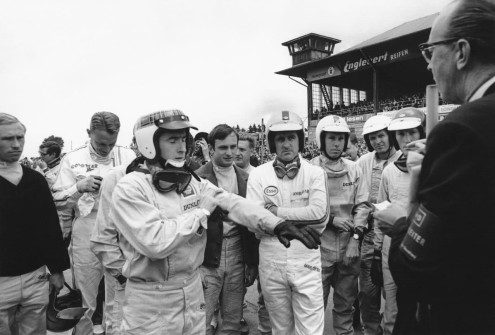 Jackie Stewart, Chris Amon and Denny Hulme, Nurburgring