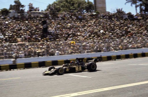 Emerson Fittipaldi. Lotus 72D, 1973