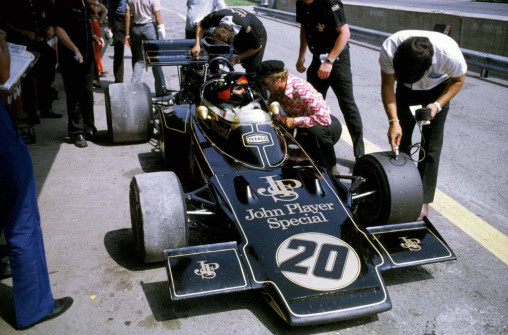 Emerson Fittipaldi. Lotus 72D