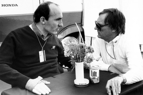 Frank Williams a Bernie Ecclestone