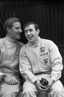 Graham Hill a Jackie Stewart