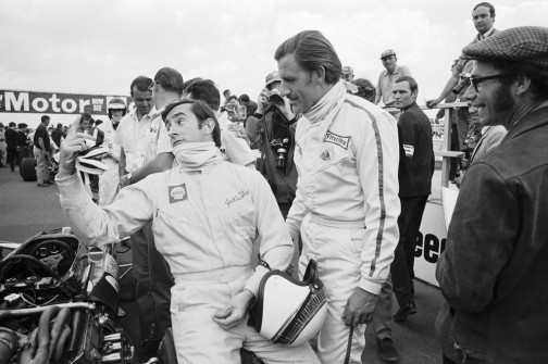 Jackie Stewart a Graham Hill