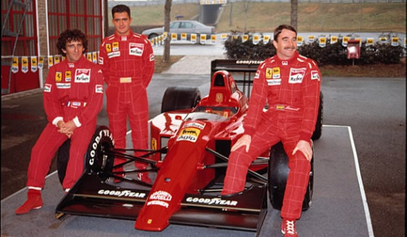 Nigel Mansell a Alain Prost, Ferrari 1990